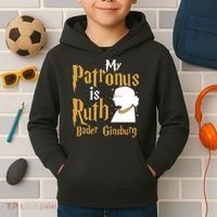 My Patronus Is Ruth Bader Ginsburg Kids Hoodie thumb 2