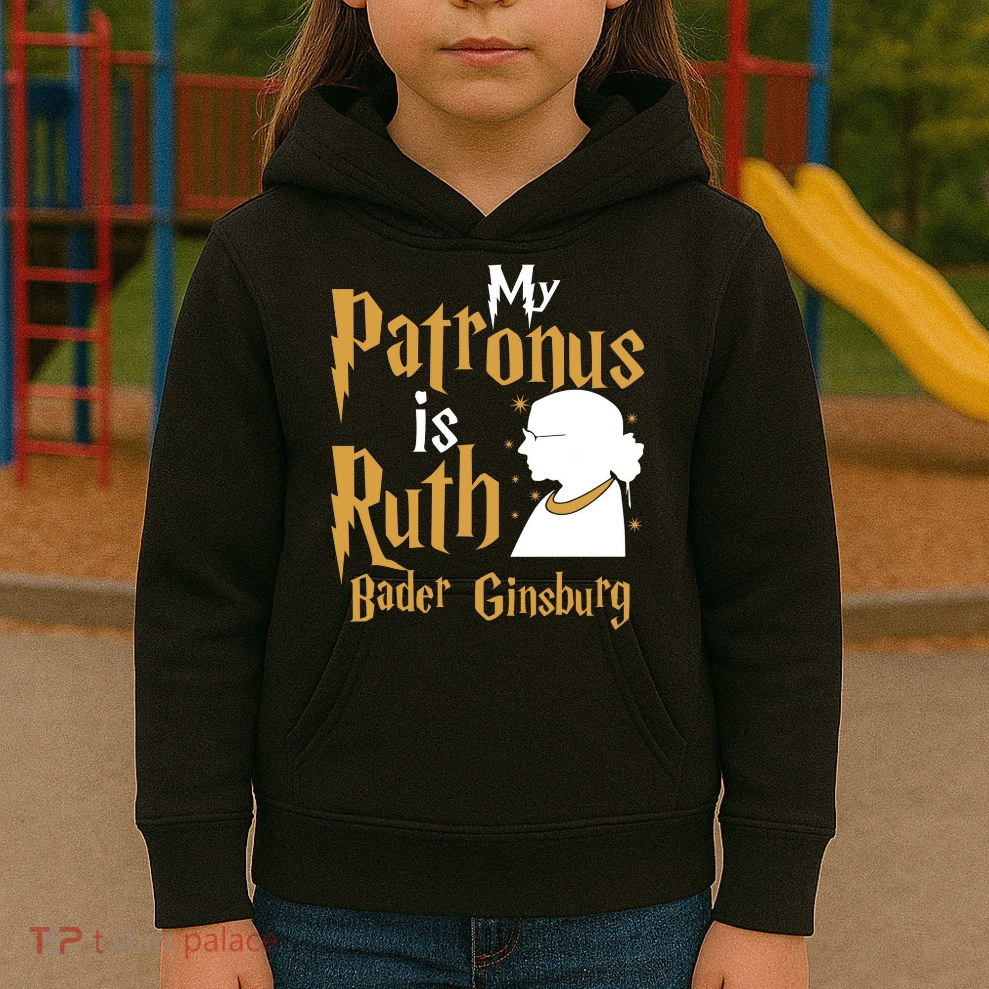 My Patronus Is Ruth Bader Ginsburg Kids Hoodie