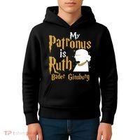 My Patronus Is Ruth Bader Ginsburg Kids Hoodie thumb 4