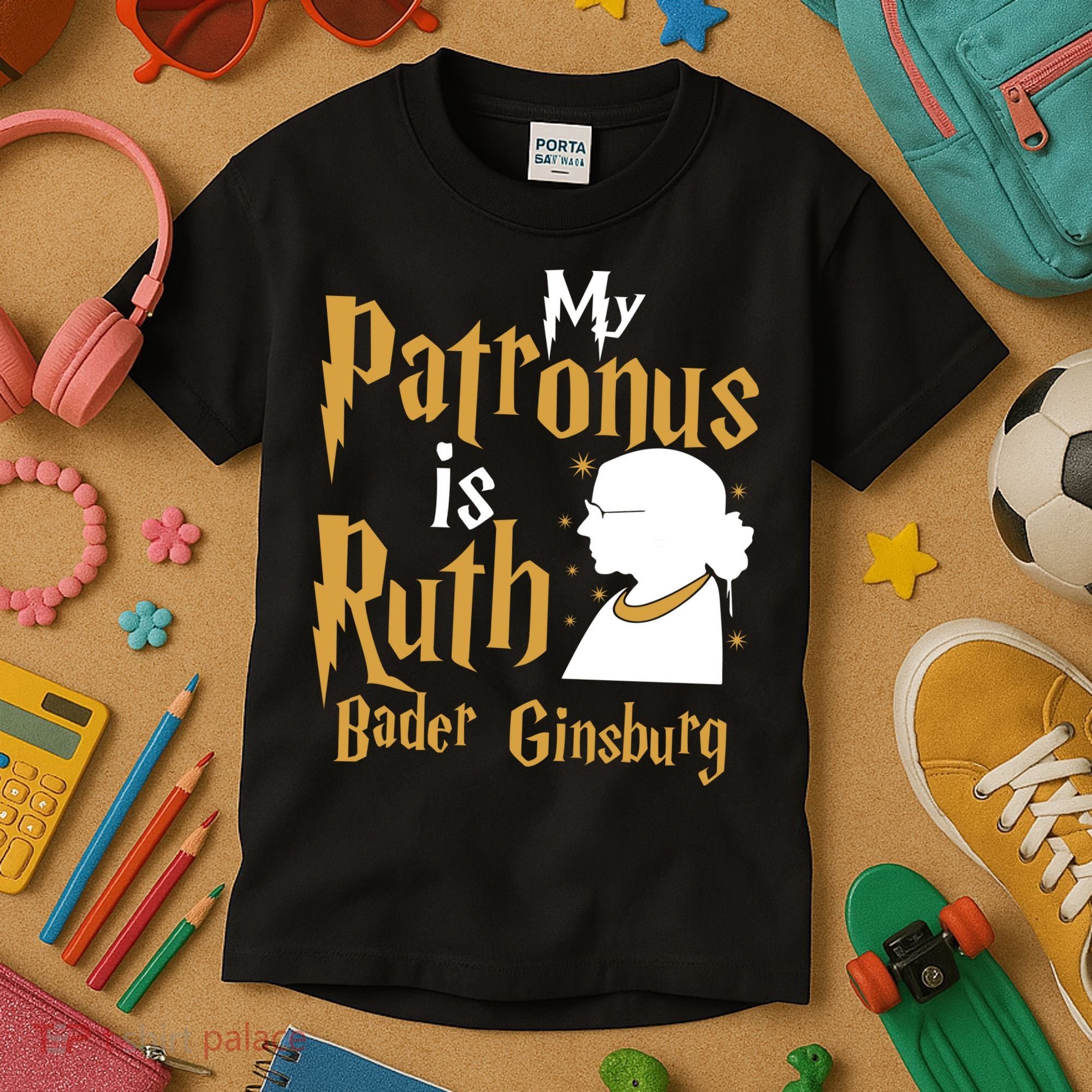 My Patronus Is Ruth Bader Ginsburg Kids T-Shirt