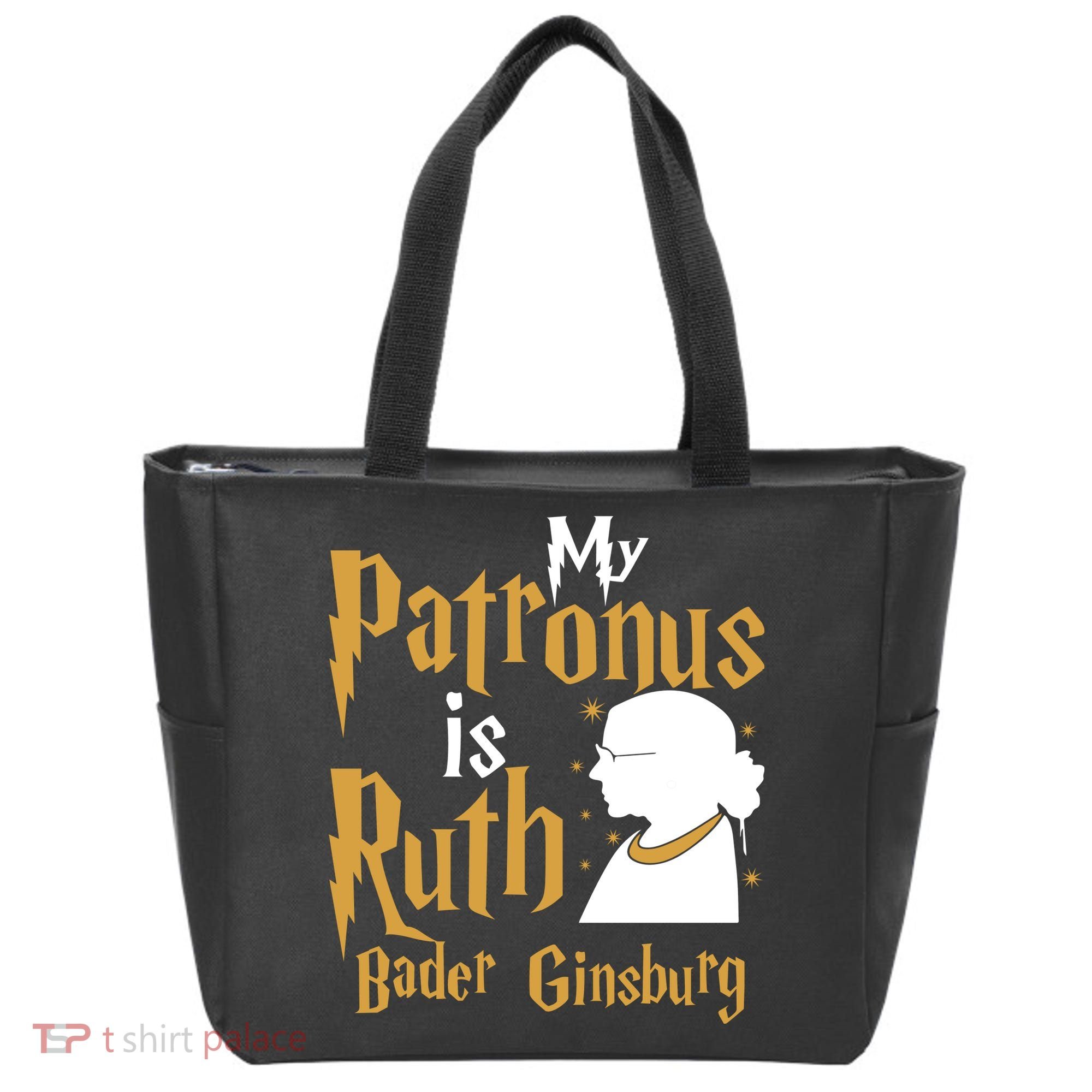 My Patronus Is Ruth Bader Ginsburg Tote Bag