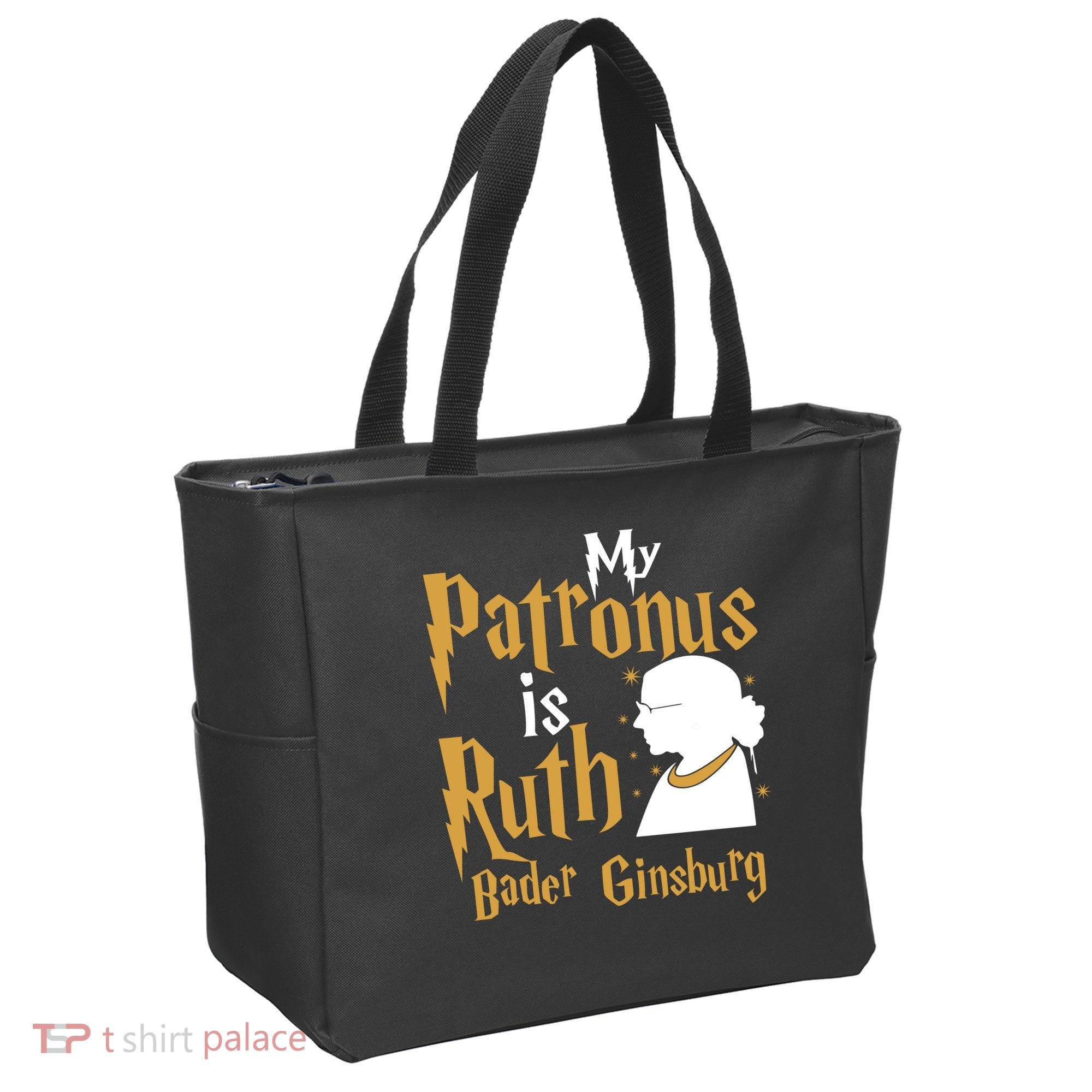 My Patronus Is Ruth Bader Ginsburg Tote Bag
