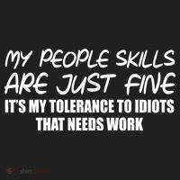 My People Skills Are Just Fine Funny Tumbler thumb 3