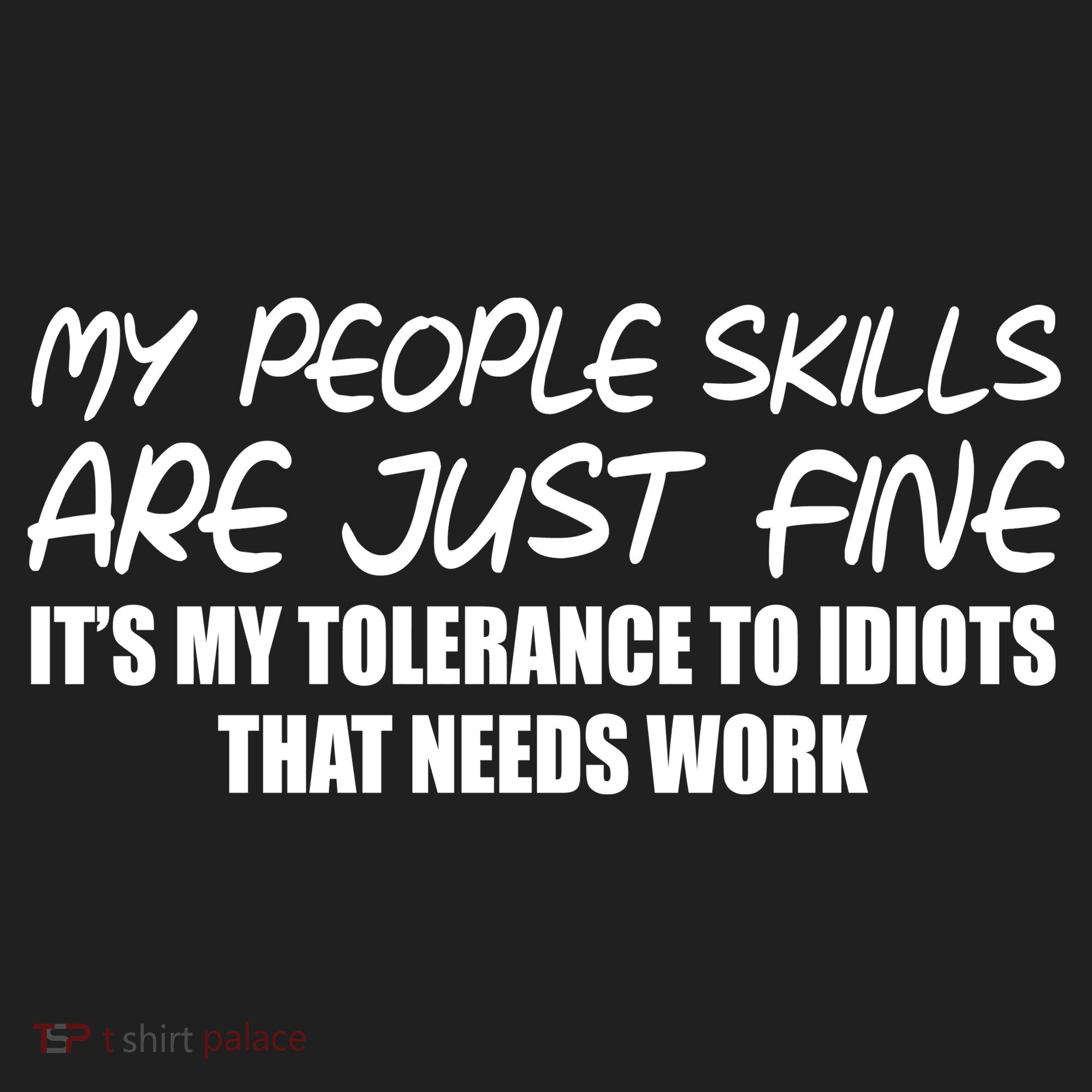 My People Skills Are Just Fine Funny Golf Towel