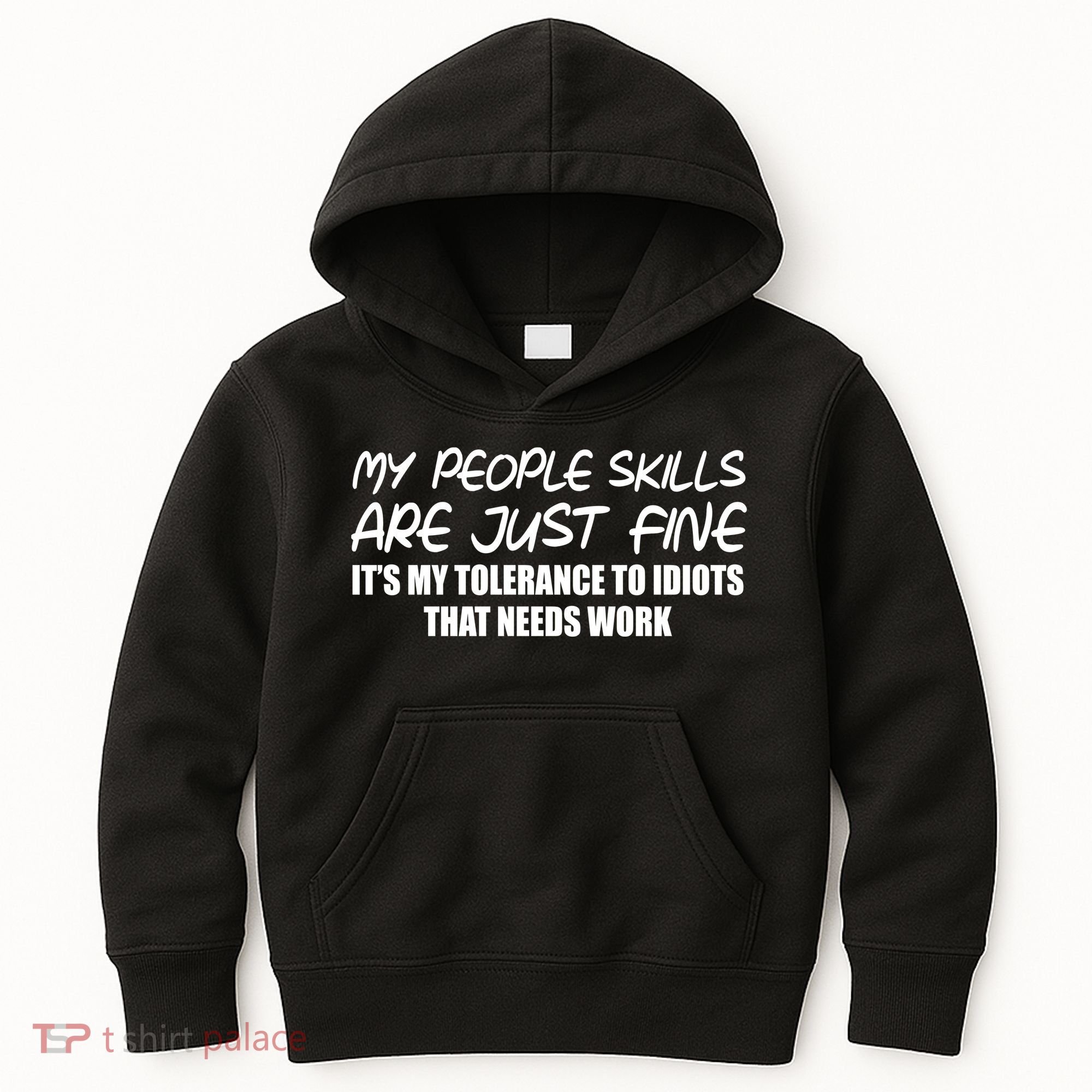 My People Skills Are Just Fine Funny Kids Hoodie