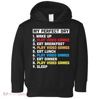 My Perfect Day Toddler Hoodie