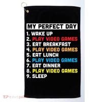 My Perfect Day Golf Towel thumb 0