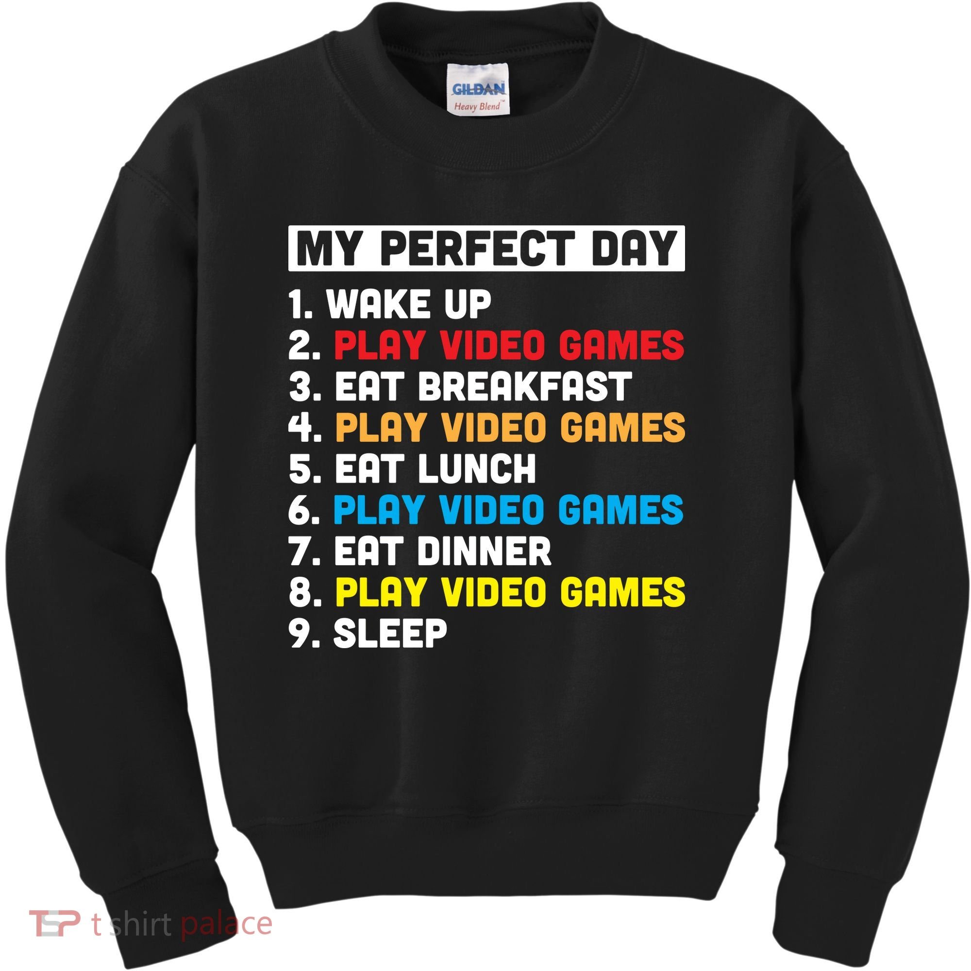 My Perfect Day Kids Sweatshirt