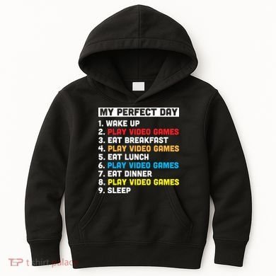 My Perfect Day Kids Hoodie