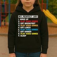 My Perfect Day Kids Hoodie thumb 3