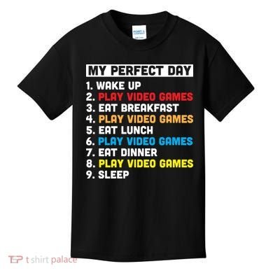 My Perfect Day Kids T-Shirt