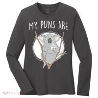 My Puns Are Koala Tea Women's Long Sleeve Shirt thumb 0