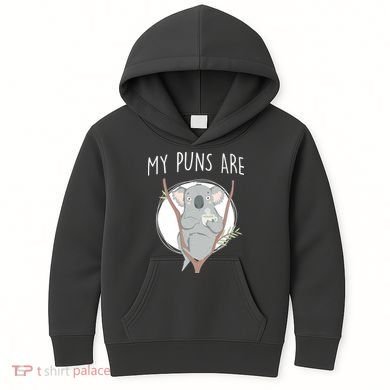 My Puns Are Koala Tea Kids Hoodie