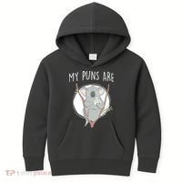 My Puns Are Koala Tea Kids Hoodie thumb 0