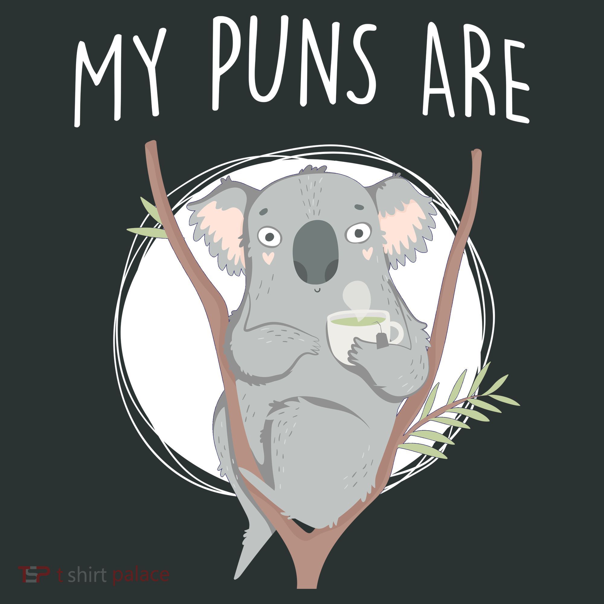 My Puns Are Koala Tea Kids Hoodie