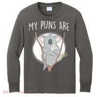 My Puns Are Koala Tea Kids Long Sleeve Shirt thumb 0