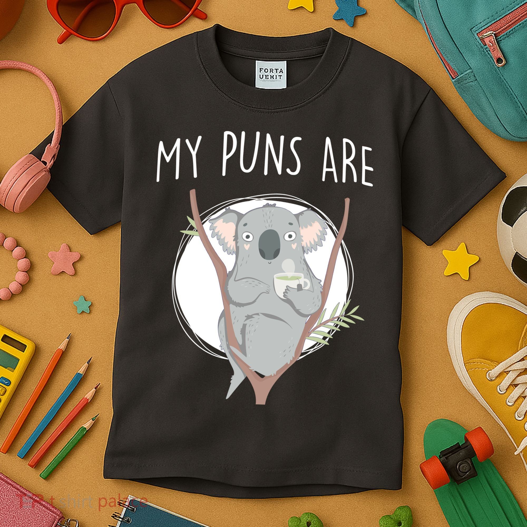 My Puns Are Koala Tea Kids T-Shirt