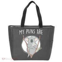 My Puns Are Koala Tea Tote Bag thumb 0