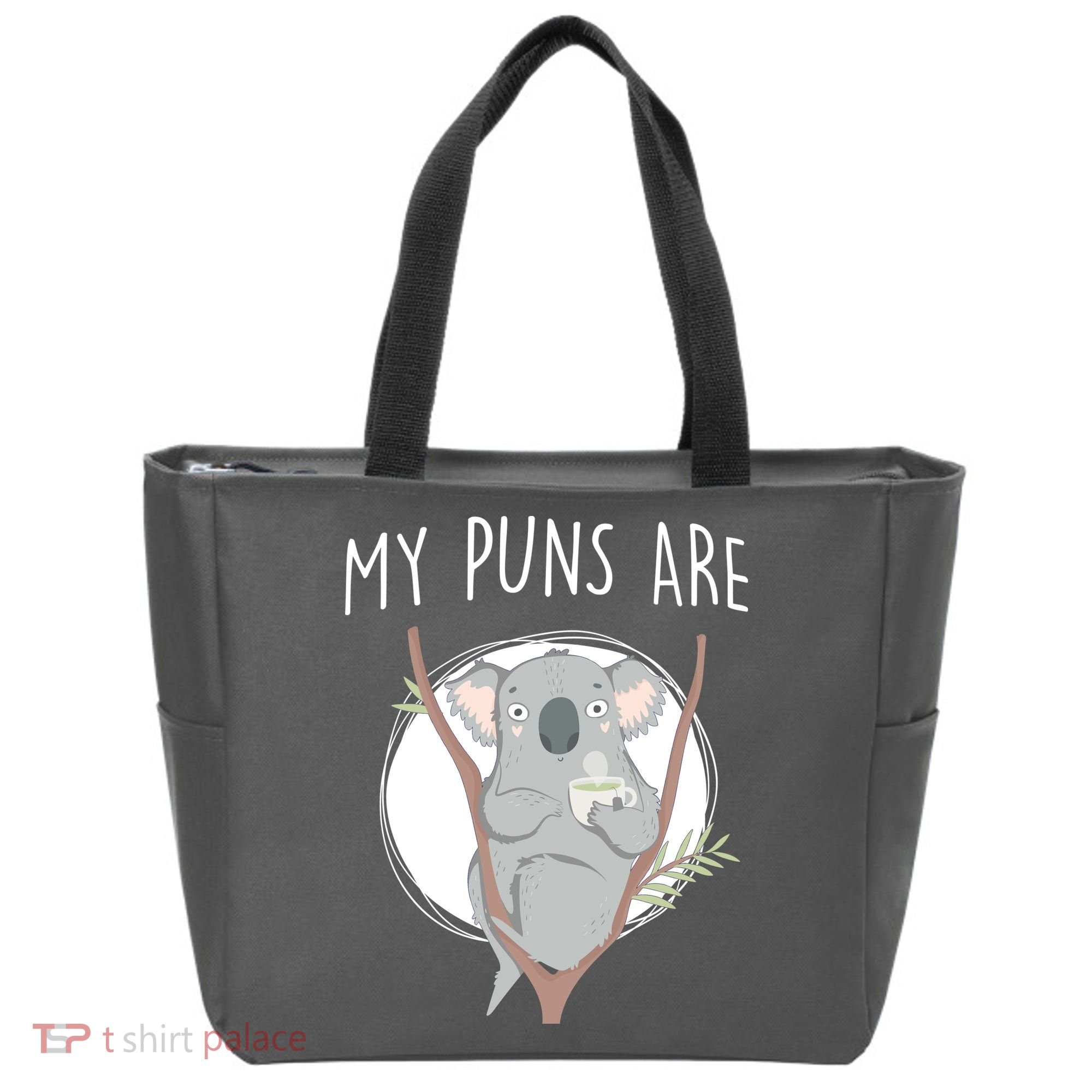 My Puns Are Koala Tea Tote Bag