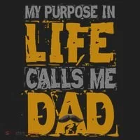 My purpose in life - calls me Dad Hat thumb 2
