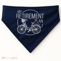 My Retirement Plan Cycling USA-Made Doggie Bandana thumb 0
