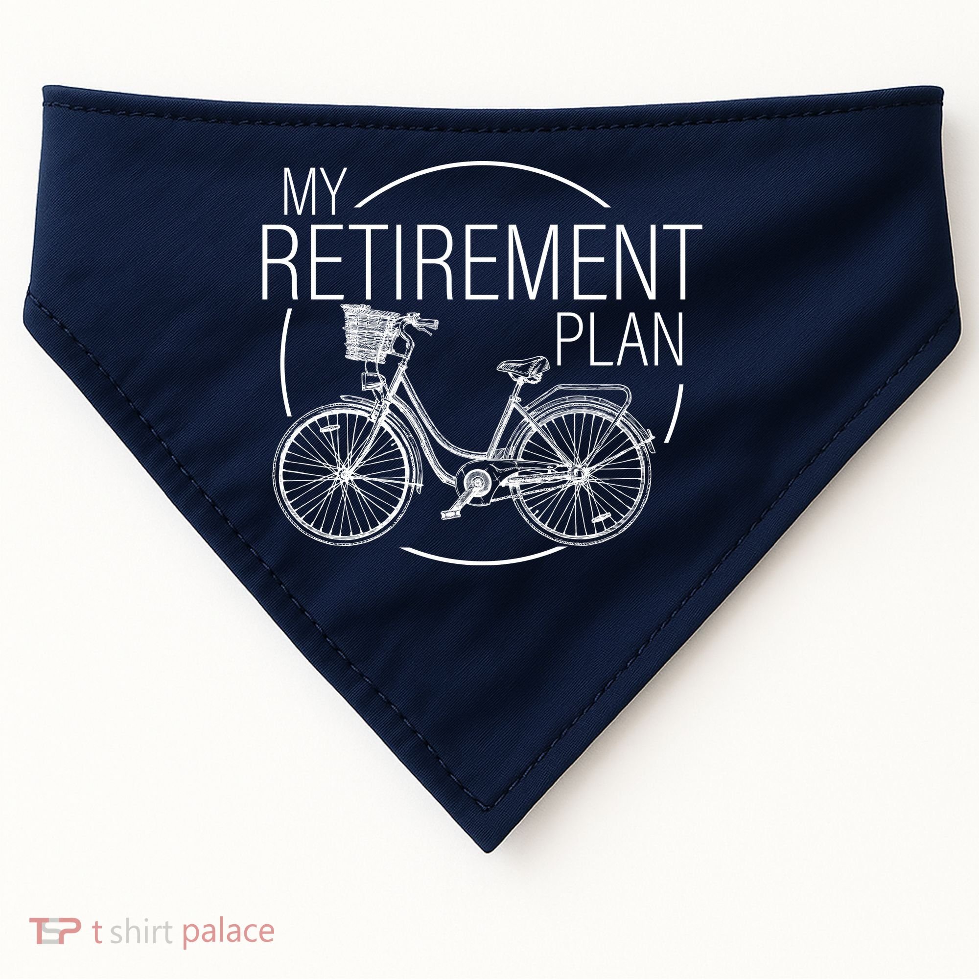 My Retirement Plan Cycling USA-Made Doggie Bandana