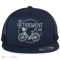 My Retirement Plan Cycling Flat Bill Trucker Hat thumb 0