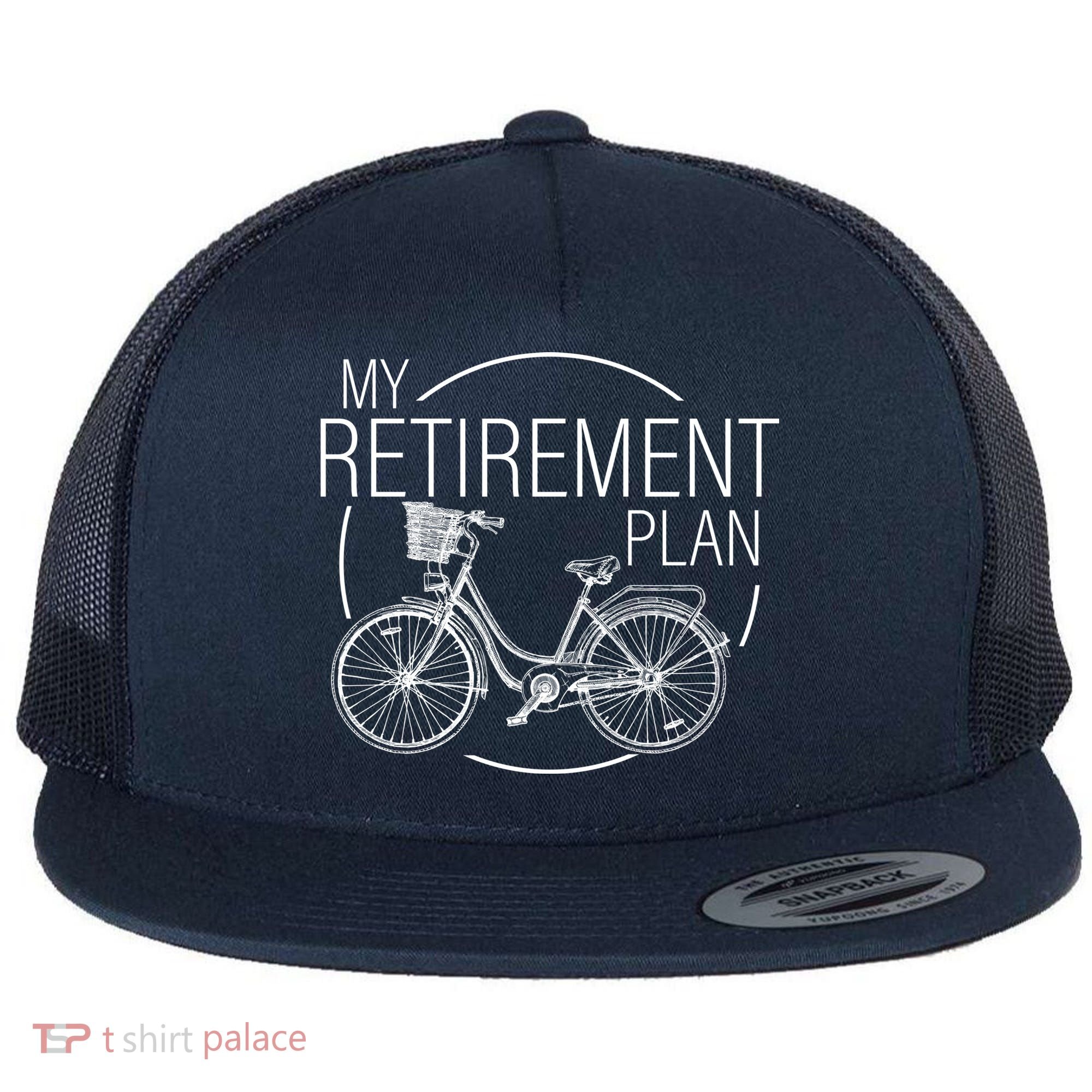 My Retirement Plan Cycling Flat Bill Trucker Hat