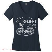 My Retirement Plan Cycling Women's V-Neck T-Shirt thumb 0