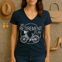 My Retirement Plan Cycling Women's V-Neck T-Shirt thumb 3