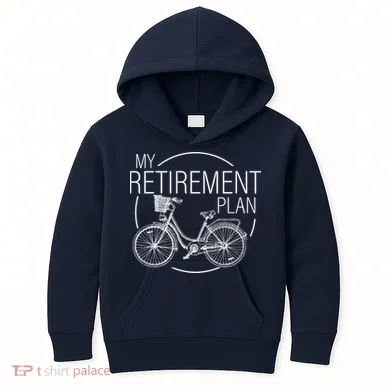 My Retirement Plan Cycling Kids Hoodie