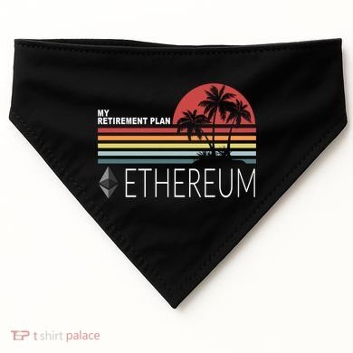 My Retirement Plan Ethereum USA-Made Doggie Bandana
