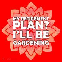 My Retirement Plan I'll Be Gardening Santa Hat thumb 1