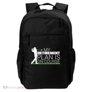 My Retirement Plan Is On Course Backpack