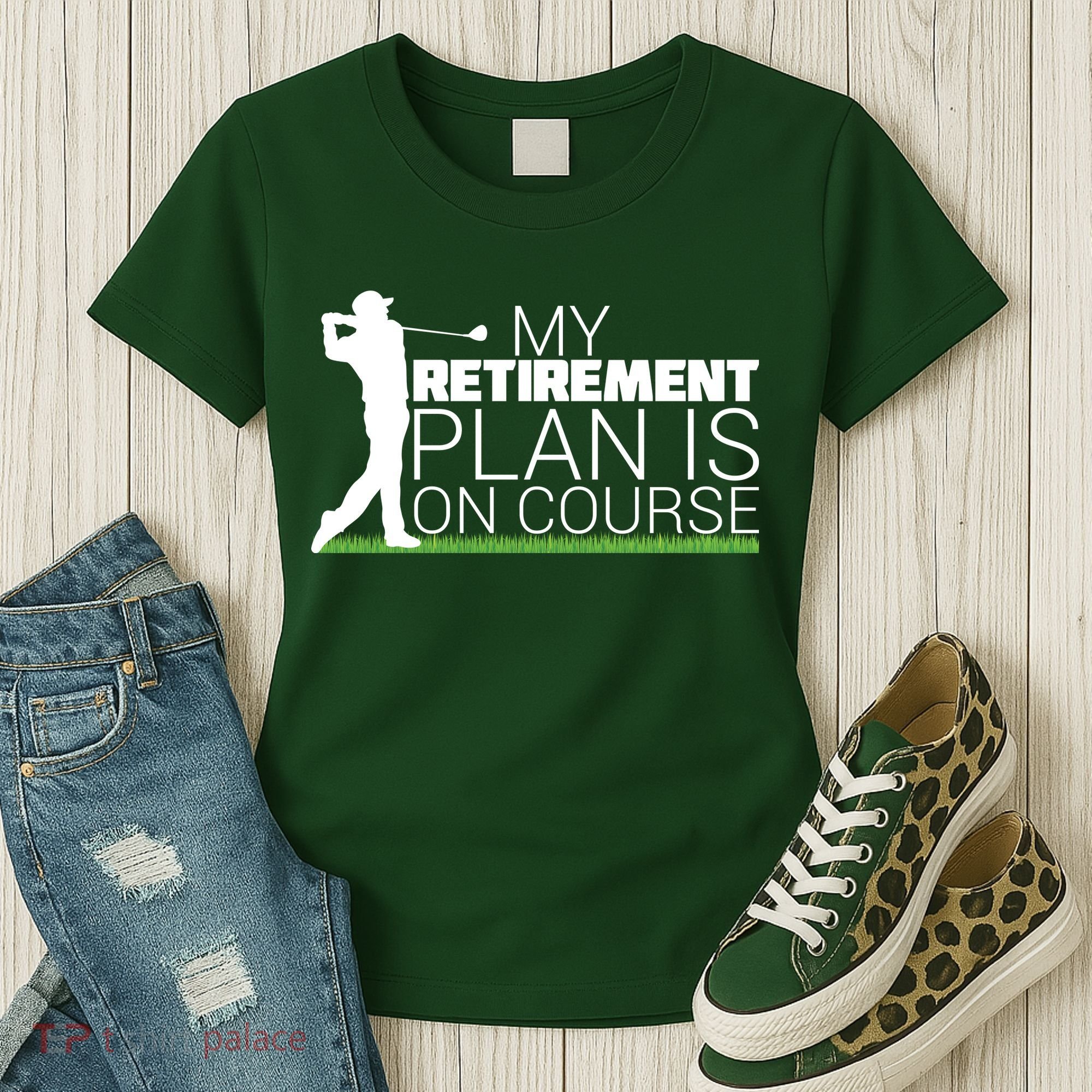 My Retirement Plan Is On Course Women's T-Shirt