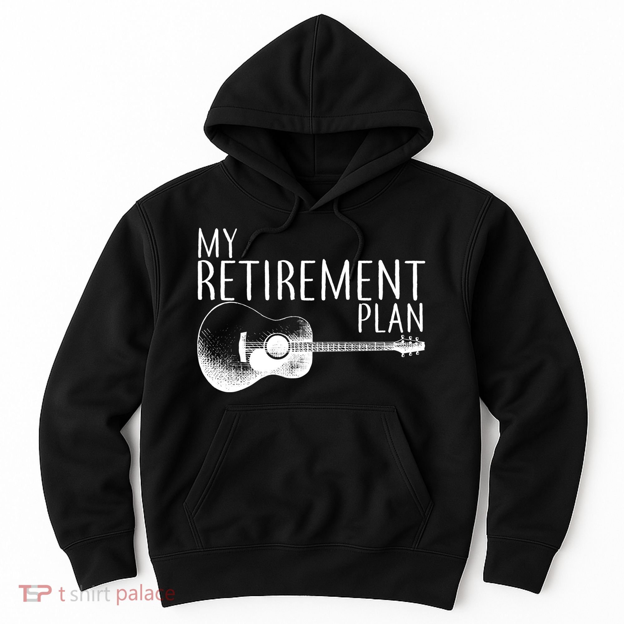 My Retirement Plan Playing  Guitar Hoodie