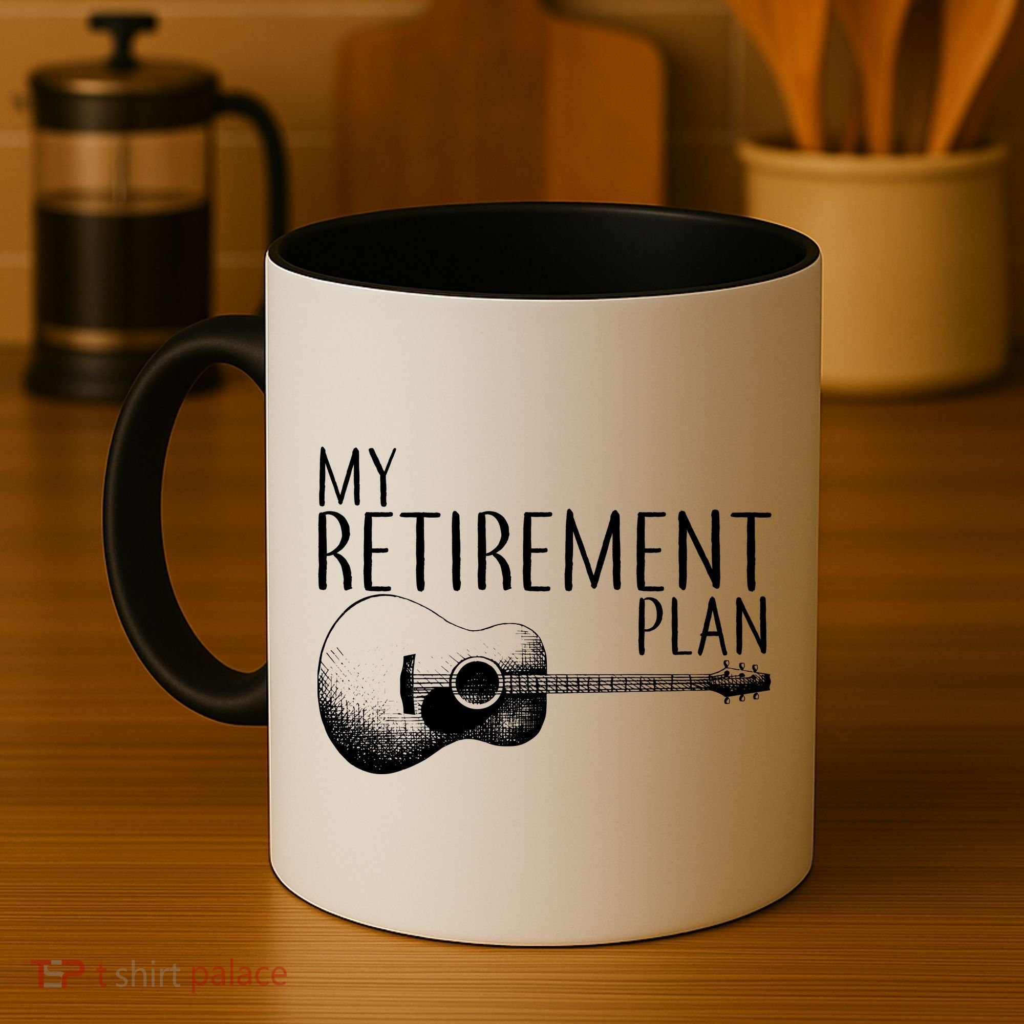 My Retirement Plan Playing  Guitar Coffee Mug