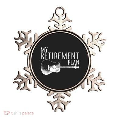 My Retirement Plan Playing  Guitar Ornament