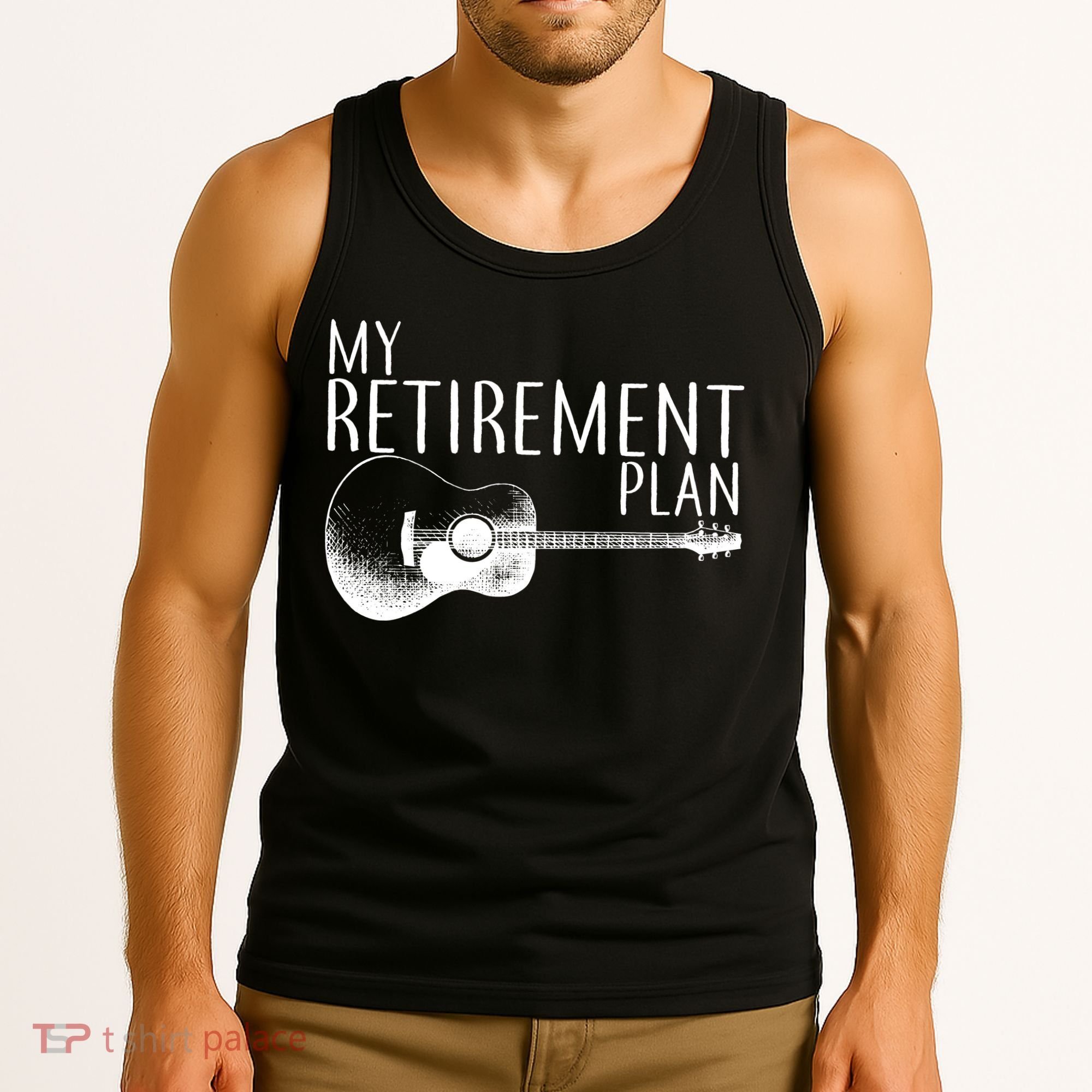 My Retirement Plan Playing  Guitar Tank Top