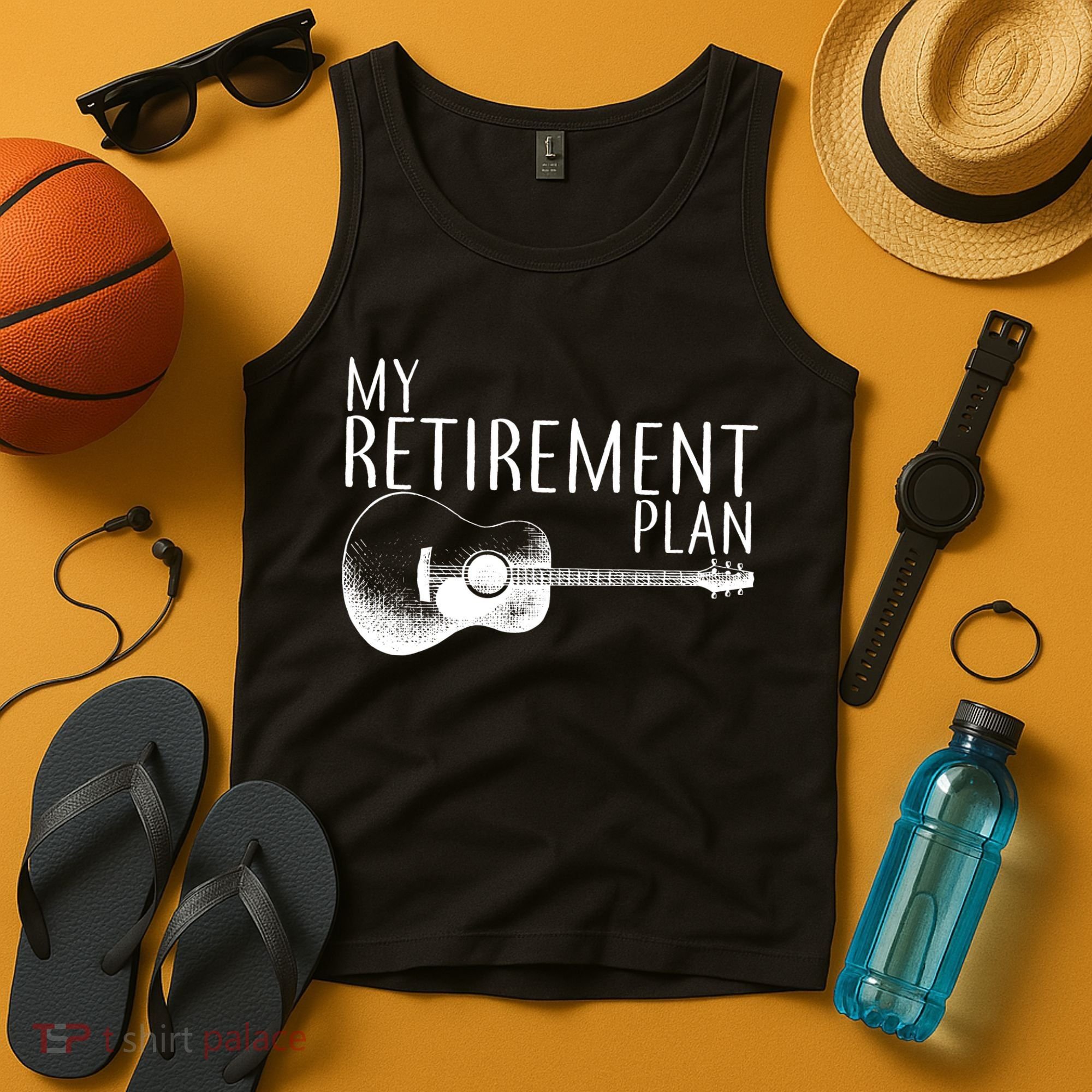 My Retirement Plan Playing  Guitar Tank Top