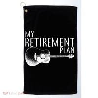 My Retirement Plan Playing  Guitar Golf Towel thumb 0