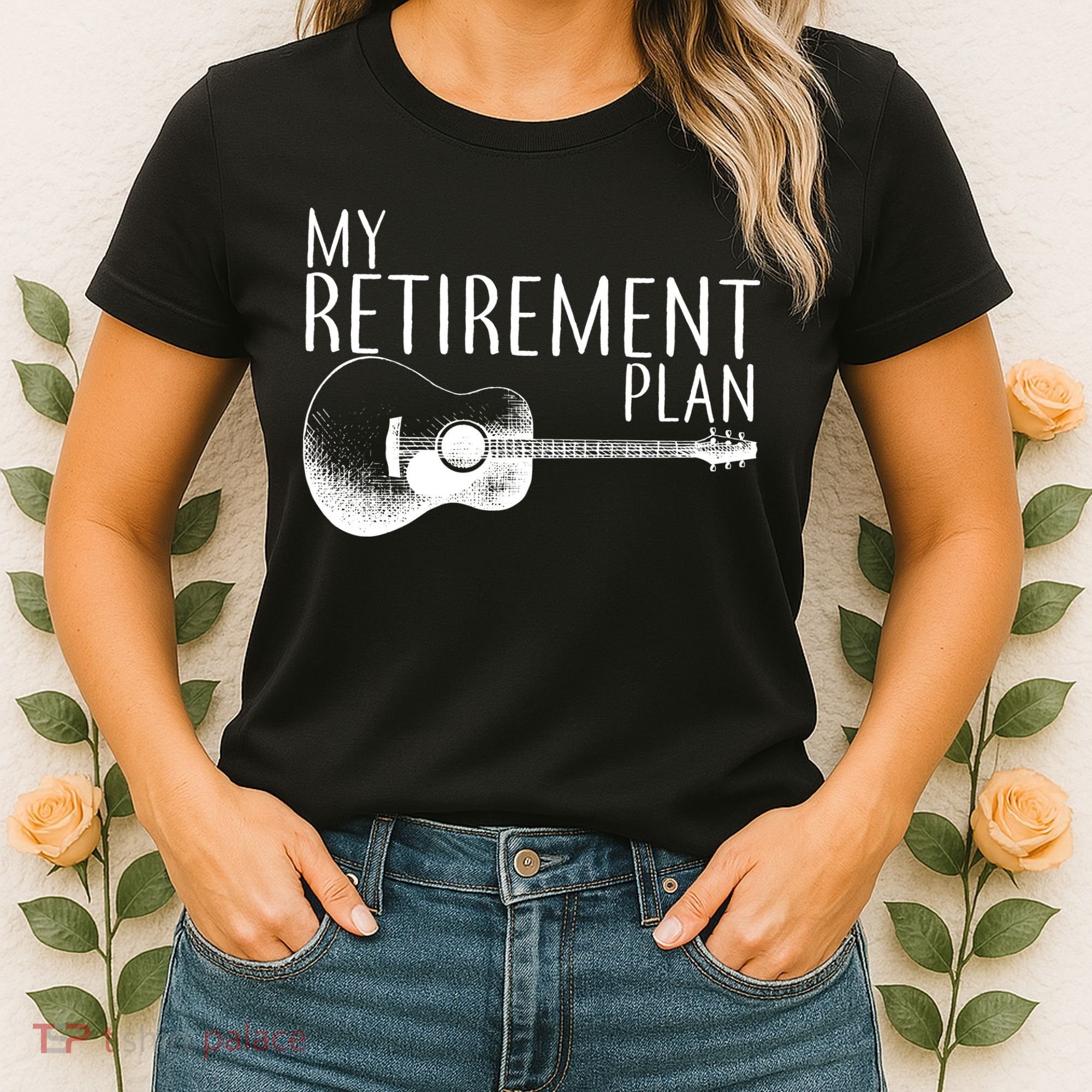 My Retirement Plan Playing  Guitar Women's T-Shirt