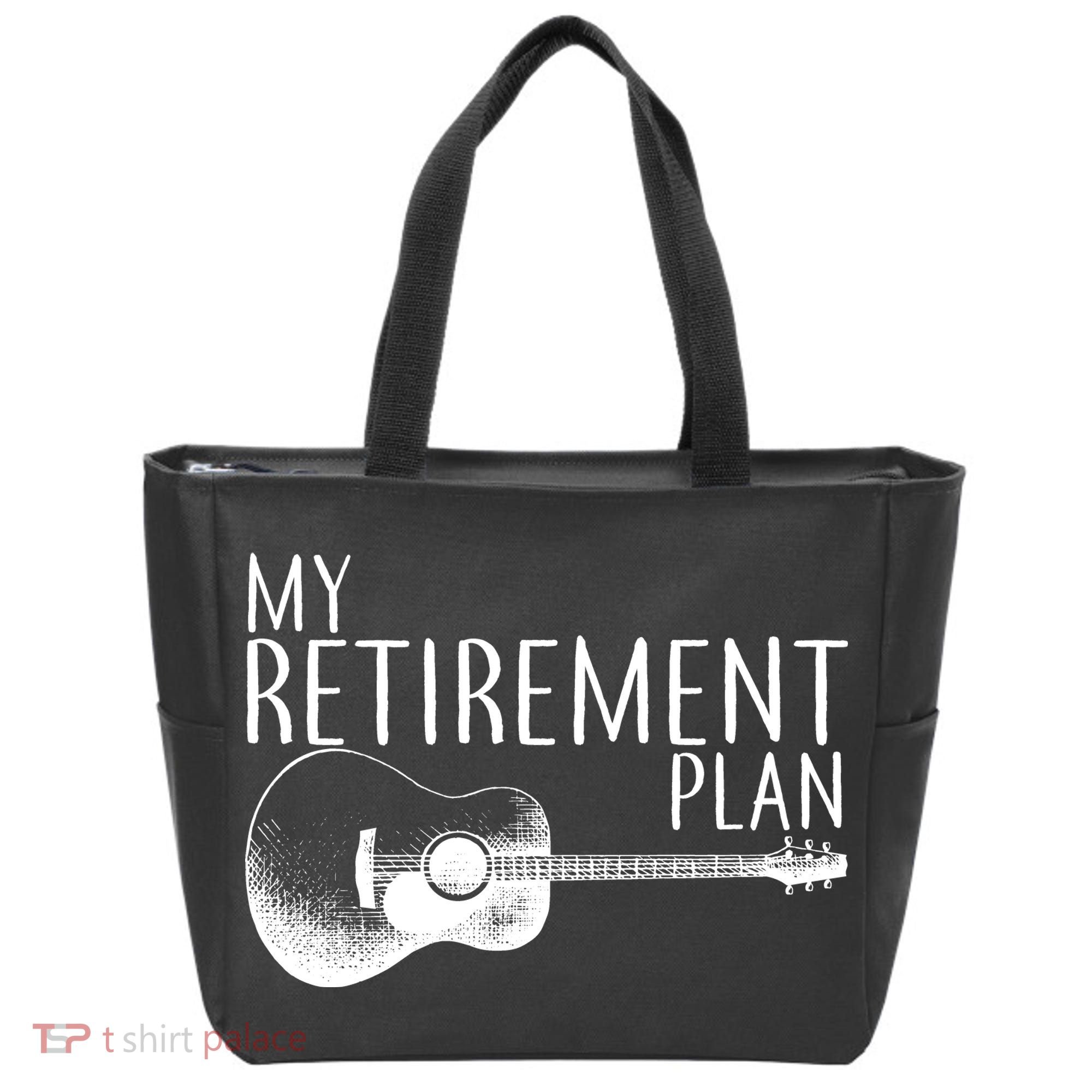 My Retirement Plan Playing  Guitar Tote Bag