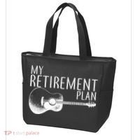 My Retirement Plan Playing  Guitar Tote Bag thumb 3