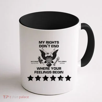 My Right Don't end Coffee Mug back