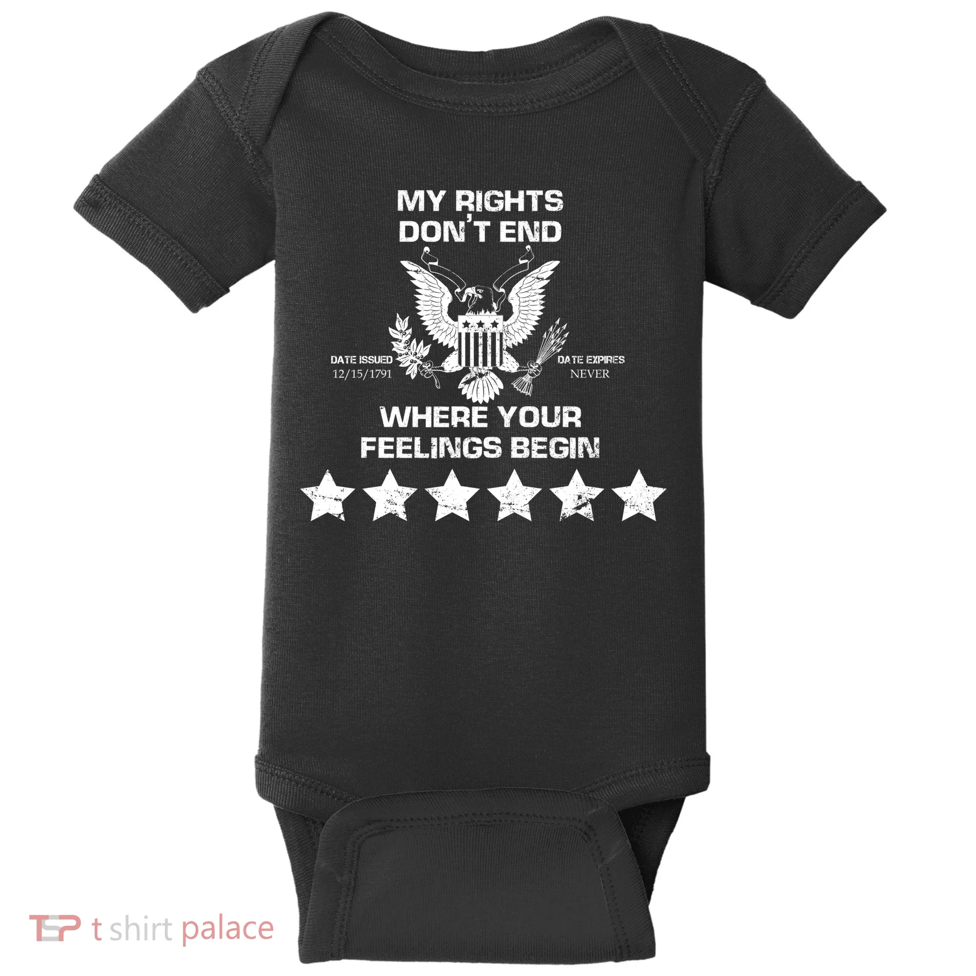 My Right Don't end Baby Bodysuit