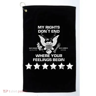 My Right Don't end Golf Towel