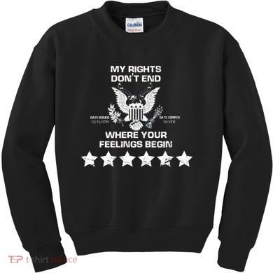 My Right Don't end Kids Sweatshirt