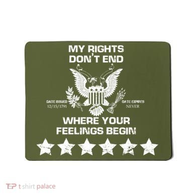 My Right Don't end Mousepad