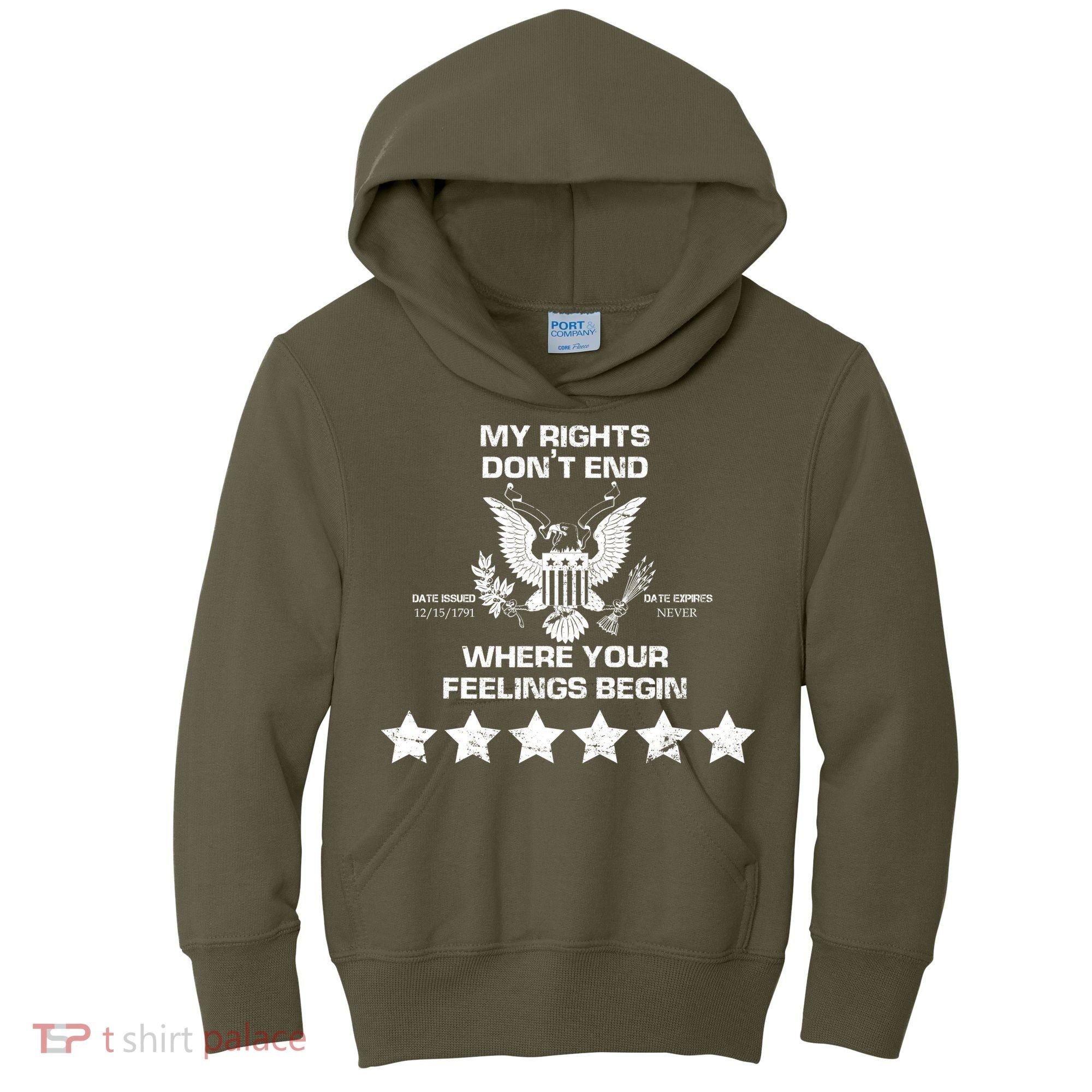 My Right Don't end Kids Hoodie